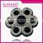 Fashion Silver Shank Style Designer Black Rhinestone Flower Buttons