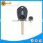 transponder car key shell with logo uncut blade can be seperated abs material for fiat bravo palio stilo doblo decato