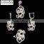Bridal Wedding Jewelry Set Micro Pave Setting 925 Sterling Silver Jewelry TZ-0184