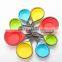 4pcs/set Silicone Collapsible folding Measuring Cup Baking Kitchenware Cooking Tool