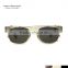 Handmade Acetate Rectangle Eyewear Frame with Polarized Removable Clip-on Vintage Sunglass 608GS