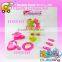 Plastic DIY set role play cooking toys kitchen toys set for kid