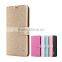 LZB hot selling silk grain flip leather case for samsung galaxy A8