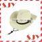 Foldable wholesale white childrens straw hats