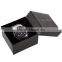 Cube Shape Luxury Black Watch Boxes WIth Pillow Cushion Inside