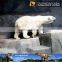 My Dino-C024 Theme park high quality life size polar bear statues