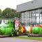 inflatable tunnel train /green inflatable train/trackless train