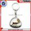 Hot Sale Brand OEM Round Shaped Custom Metal Keychain