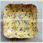 Rippled-Edge Bamboo Mixing Bowl with Printing Bamboo Images