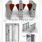Stainless Steel Half Height Glass Turnstile Gate With Esd Checker and Rfid Cards