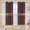 2PCS JACQUARD COATING BLACK OUT CURTAIN PANELS FOR OFFICE ROOM