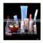 Clear Acrylic Jewelry Makeup Cosmetic Organizer Holder Storage Rectangular Shape Stand