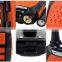 New Orange TeGood TG-189 UHF 400-480 MHz 5W 16CH Monitor Flashlights With Earpiece FM Transceiver Small Walkie Talkie