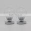 round shape clear chrome finish crystal knobs for doors
