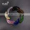 half round shape green color crystal knobs for cabinets
