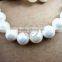 16inch strand 8MM white round shell pearl beads,loose pearl beads 3021034