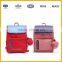 Leading Manufacturer Plain Style Nylon Material Red Young Boys Strong Schoolbag Backpack Leisure Bag