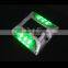 Cat Eye Reflector Aluminum Solar Road Stud Green Steady Night Light