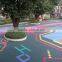Suspended PP interlocking sports flooring used