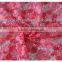 2016 Latest Design Red Girls Net Lace With Paillette Embroidery Lace Fabric