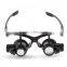 10 15 20 25 Magnifier Magnifying Eye Glasses Loupe LED Jeweler Watch Repair