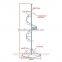 Customized Metal Movable Scarf Shop Display Rack