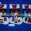 150505 Felt Christmas Stocking with Santa Snowman and Reindeer