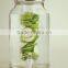 3.5 Liter glass juice dispenser with metal stand