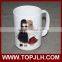 good price white printable sublimation 15oz coffee mug ceramic cup