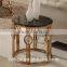 Modern round rose golden color hotel/living room furniture side/corner table B818-2G