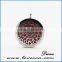 Guangzhou 30MM Round Locket Silver Essential Oils Perfume Diffuser Stainless Steel Aromatherapy Necklace