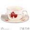 High-volume Christmas Coffee Cup and Saucer