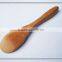 Mini wooden scoop condiment spoon for dining room or cantine table use