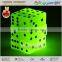 Led Light up Plastic Dice Stool / Stylish Casino Dice Stool
