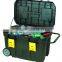 Trolley heavy duty tool box with wheel and telescopic handles