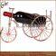 Single bottles metal bicycle wine rack