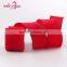 Decorative 32mm red jute burlap celebrate it ribbon for wedding car