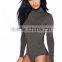 Top Quality Hot Sale Sexy Open Dance Girl High Neck Colors Black Women Bodysuit