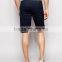 Hot Sale Latest Custom Side Slant Pocket Men's Navy Slim Fit 65% Cotton 35% Polyester Stretch Twill Concealed Fly Casual Shorts