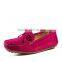 fashion boys leather casual shoes high quality for children, kids baby peas shoes sample from china factory