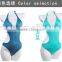 2015 fashionable Sexy Slim One piece bikini swimsuit(BS065)