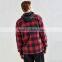 Custom long sleeve check shirts for men Italian style linen mens shirts designer