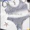 Accept OEM Reversible Women Swimwear Smoked Brazilian Bikini Manufacturer