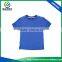 New arrival blue color o neck kids spandex t shirt