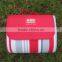 Printed Stripe Polar Fleece and Oxford Camping Throw, Waterproof Picnic blanket, Portable outdoor Blanket