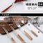 fancy stainless steel cartoon spoon fork knife /ymb beech handle fork spoon/ fancy dinnerware