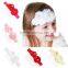 Europe and the United States selling roses Lace Baby Headband handmade flower child hair band aliepress goods