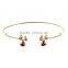 Christmas Bangle Tree Santa Clause Snowflake Reindeer Walking Stick Happy Day Charm Bracelets
