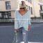 walson New Fashion Women Loose Long Sleeve Tops Blouse Shirt Casual Cotton T-Shirt sweater cardigan