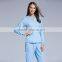 Cheap Nurse Hospital Uniform Designs long Sleeve V-Neck Healthcare